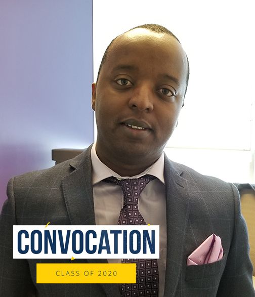 Fall Convocation 2020 Student Profile: Steve Rwasa