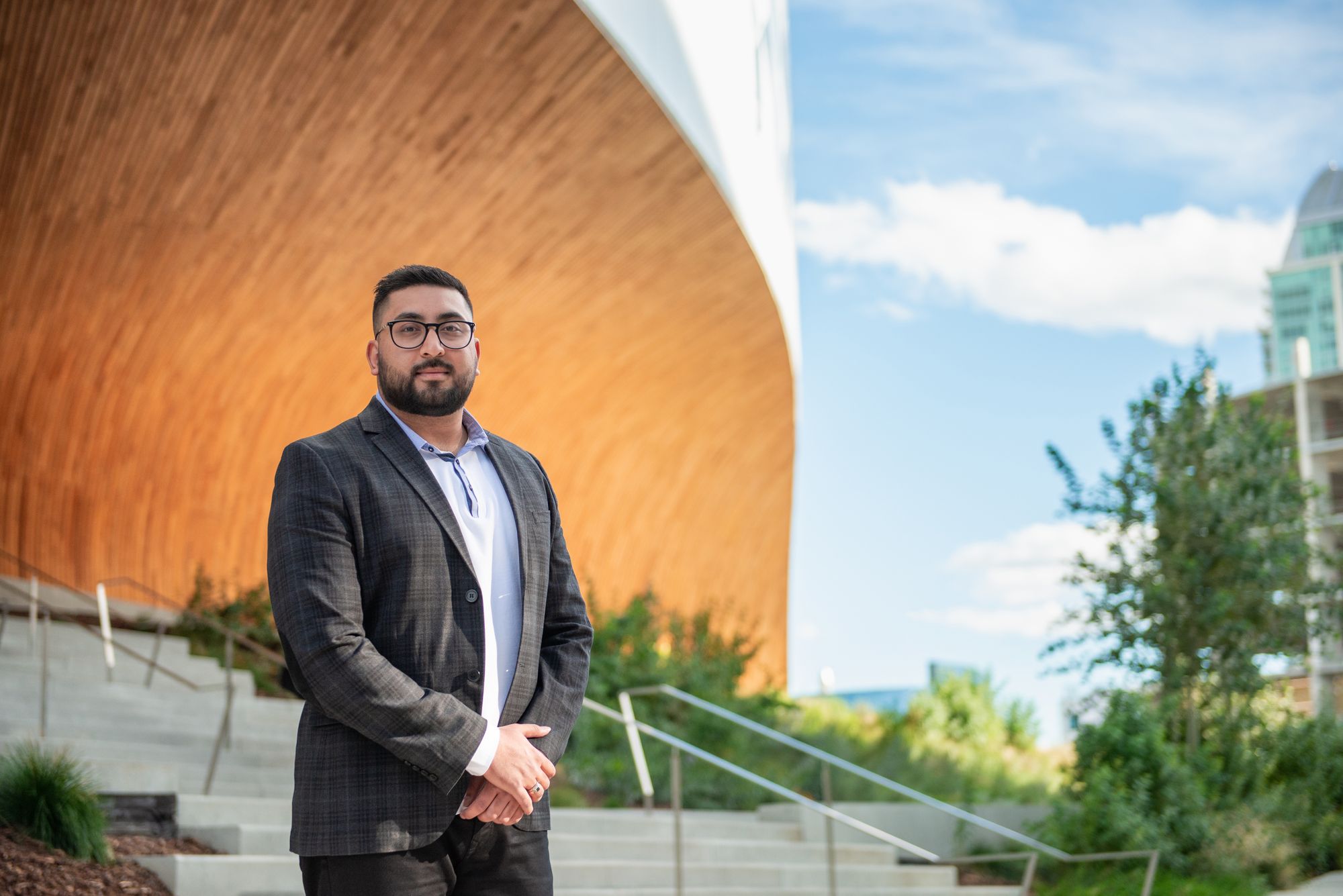Night classes let Affan Shahid continue to earn while he finished a Bachelor of Management degree