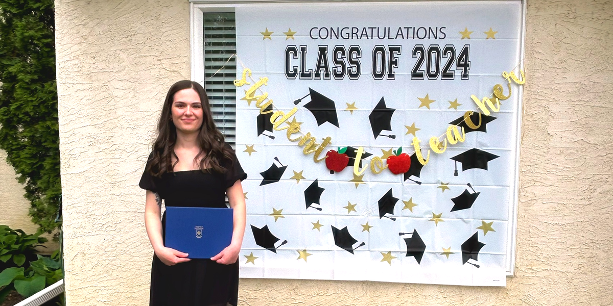 William Aberhart Gold Medal in Education winner Hayley Bedard