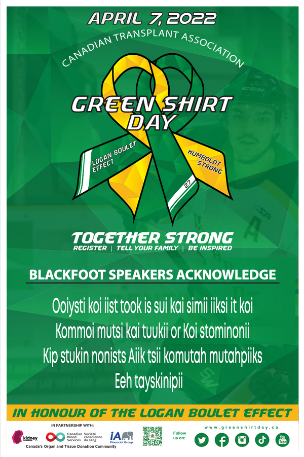 Green Shirt Day 2022 delivers an important message with new logo ...